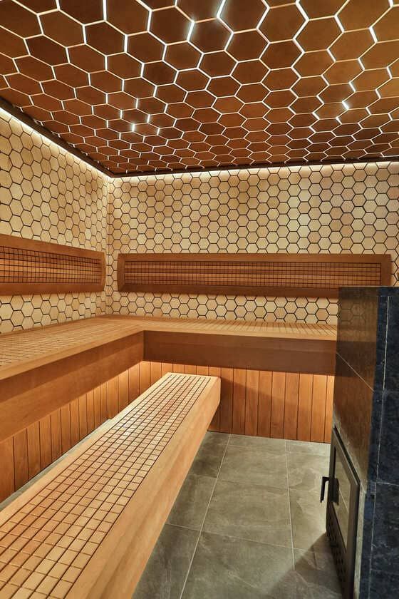 Sauna interior design project